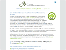 Tablet Screenshot of gaiaservices.com